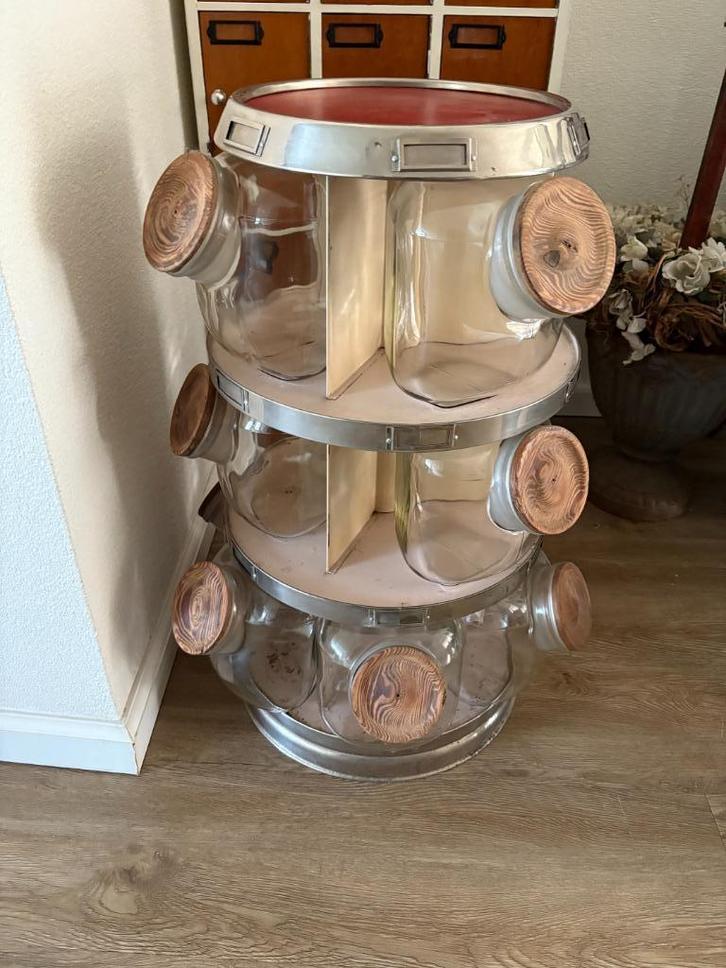 Snoeppotten Rek/Carrousel, Oud Zeldzaam, Antiek en Kunst, Curiosa en Brocante, Ophalen