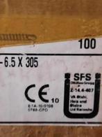 per stuk RVS/BI-METALEN Sandwichpaneel schroeven 305 mm dak, Tuin en Terras, Ophalen of Verzenden, Nieuw, 250 cm of meer, Balken