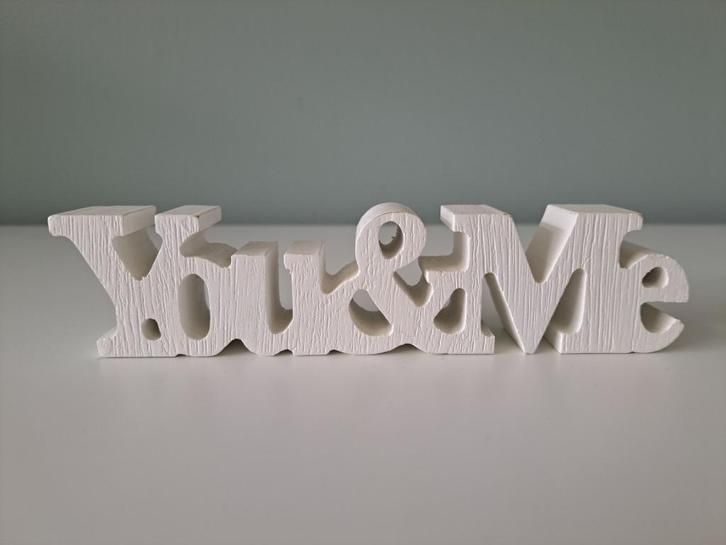 Riverdale woord You & Me / You and Me tekst, Huis en Inrichting, Woonaccessoires | Tekstborden en Spreuken, Gebruikt, Ophalen of Verzenden