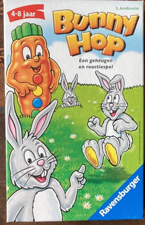 Bunny Hop vanaf 4 jaar, Hobby en Vrije tijd, Gezelschapsspellen | Bordspellen, Zo goed als nieuw, Ophalen of Verzenden