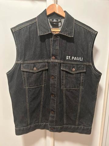 FC St. Pauli denim vest gilet spijkerjasje voetbal shirt beschikbaar voor biedingen