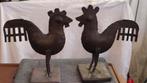 Metalen Sierkippen - Kunstobjecten, Antiek en Kunst, Ophalen of Verzenden