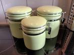 Voorraad potten set. €7.50, Huis en Inrichting, Ophalen of Verzenden, Zo goed als nieuw, Glas, Pot, Bus of Blik
