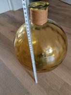 Okergele vaas XL MOET WEG!!, Huis en Inrichting, Woonaccessoires | Vazen, Ophalen of Verzenden, Overige kleuren, Glas, Minder dan 50 cm