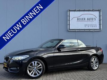 BMW 2 Serie Cabrio 220i Automaat/Trekhaak/Dealer/1e eigenaar beschikbaar voor biedingen