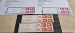 9b en 9dF automaatboekjes met certificaten, Postzegels en Munten, Ophalen of Verzenden