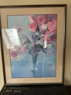 Schilderij bloemen, Antiek en Kunst, Ophalen