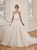 Strapless trouwjurk Diane legrand maat 40, Ophalen of Verzenden, Zo goed als nieuw, Wit, Trouwjurk