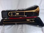 King Trombone met Metronoom, Muziek en Instrumenten, Ophalen of Verzenden, Gebruikt, Tenor, Met koffer