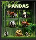 maldives 2017 pf blok panda beren zoogdieren wildlife 2, Ophalen of Verzenden, Postfris, Dier of Natuur