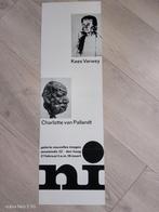 Originele Affiche Kees Verwey & Charlotte van Pallandt, Ophalen of Verzenden, Zo goed als nieuw, Rechthoekig Staand, Reclame