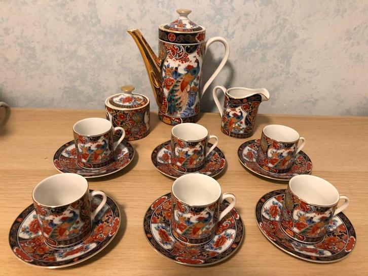 Japans Espresso Servies - 6 Persoons - Nieuw, Huis en Inrichting, Keuken | Servies, Nieuw, Kop(pen) en/of Schotel(s), Overige stijlen