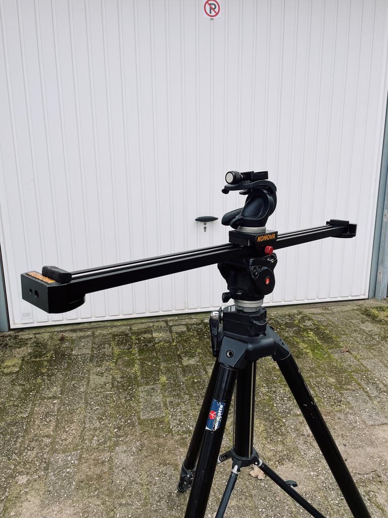 Konova Slider 80 cm + manfrotto balhoofd, Ophalen of Verzenden, Zo goed als nieuw, Minder dan 150 cm, Balhoofd