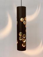 Vintage Lyfa Deens design lamp brutalist metaal cilinder, Huis en Inrichting, Lampen | Hanglampen, Gebruikt, 50 tot 75 cm, Brutalist, sixties, seventies, modern, Scandinavisch design