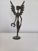 Bronzen beeld van Nike godin van de overwinning, Antiek en Kunst, Ophalen of Verzenden