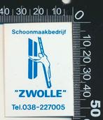 Sticker: Schoonmaakbedrijf Zwolle, Verzenden, Zo goed als nieuw, Bedrijf of Vereniging