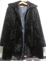 ZWARTE JAS (nep) Bontjas maat L Merk: COVER OUTDOOR, Zwart, Maat 42/44 (L), Ophalen of Verzenden, Zo goed als nieuw