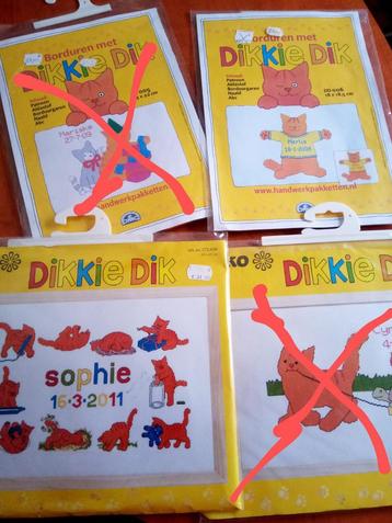 Borduurpaketten met Dmc borduurzijde/borduurgaren 50%af beschikbaar voor biedingen