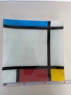 Mondriaan glazen schaal, Ophalen of Verzenden