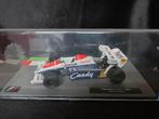 Toleman TG184 F1 1984 – Ayrton Senna–schaal 1:43 in vitrine, Ophalen of Verzenden, Zo goed als nieuw, Formule 1