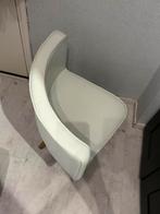 Witte design stoel, Huis en Inrichting, Stoelen, Wit, Ophalen of Verzenden, Zo goed als nieuw, Metaal