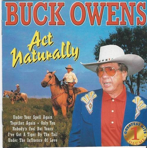Buck Owens ‎– Act Naturally - Greatest Hits Vol. 1 = 4,99, Cd's en Dvd's, Cd's | Country en Western, Zo goed als nieuw, Ophalen of Verzenden