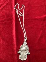 Zilveren.    Namaste.    ketting,, Verzenden, Nieuw, Kruis of Symbool, Zilver