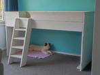 Hoogslaper van steigerhout wit, Huis en Inrichting, Slaapkamer | Stapelbedden en Hoogslapers, Ophalen, Eenpersoons, Minder dan 160 cm