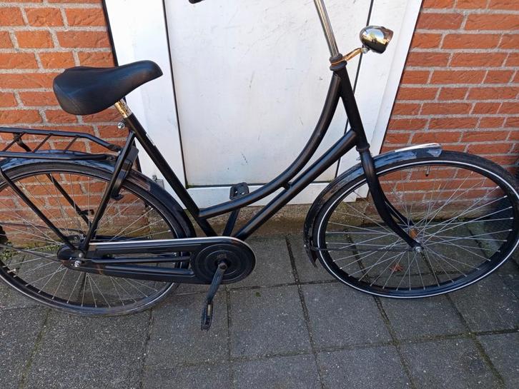 Omafiets met verlichting - Weduwe, Fietsen en Brommers, Fietsen | Dames | Omafietsen, Gebruikt, 53 tot 56 cm, Ophalen of Verzenden