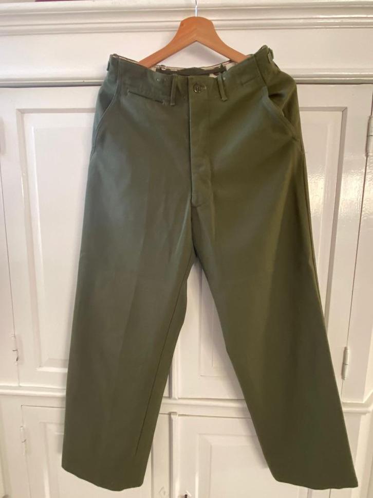 Original US Army field trousers wool. Size Small, Verzamelen, Militaria | Tweede Wereldoorlog, Landmacht, Amerika, Ophalen of Verzenden