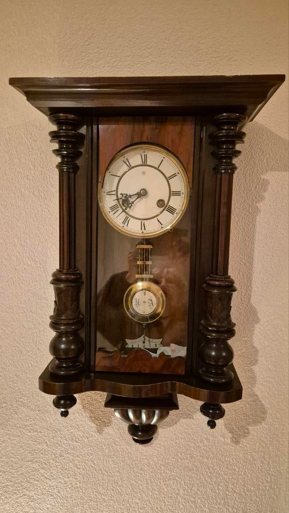 Antieke regulateur, klok., Ophalen