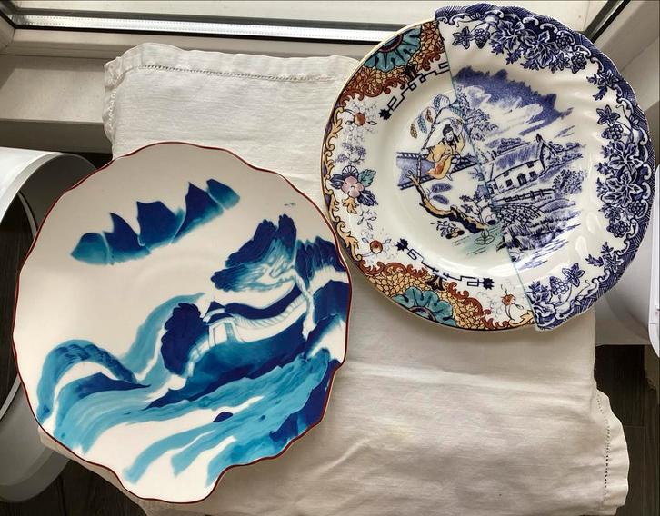 Seletti Borden - Als Nieuw!, Huis en Inrichting, Woonaccessoires | Schalen en Manden, Nieuw, Schaal, Overige vormen, Porselein of Keramiek