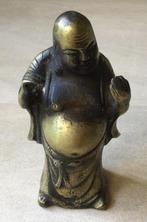 Oude Chinese geelkoperen geluksboeddha Putai Budai, Antiek en Kunst, Kunst | Beelden en Houtsnijwerken, Verzenden