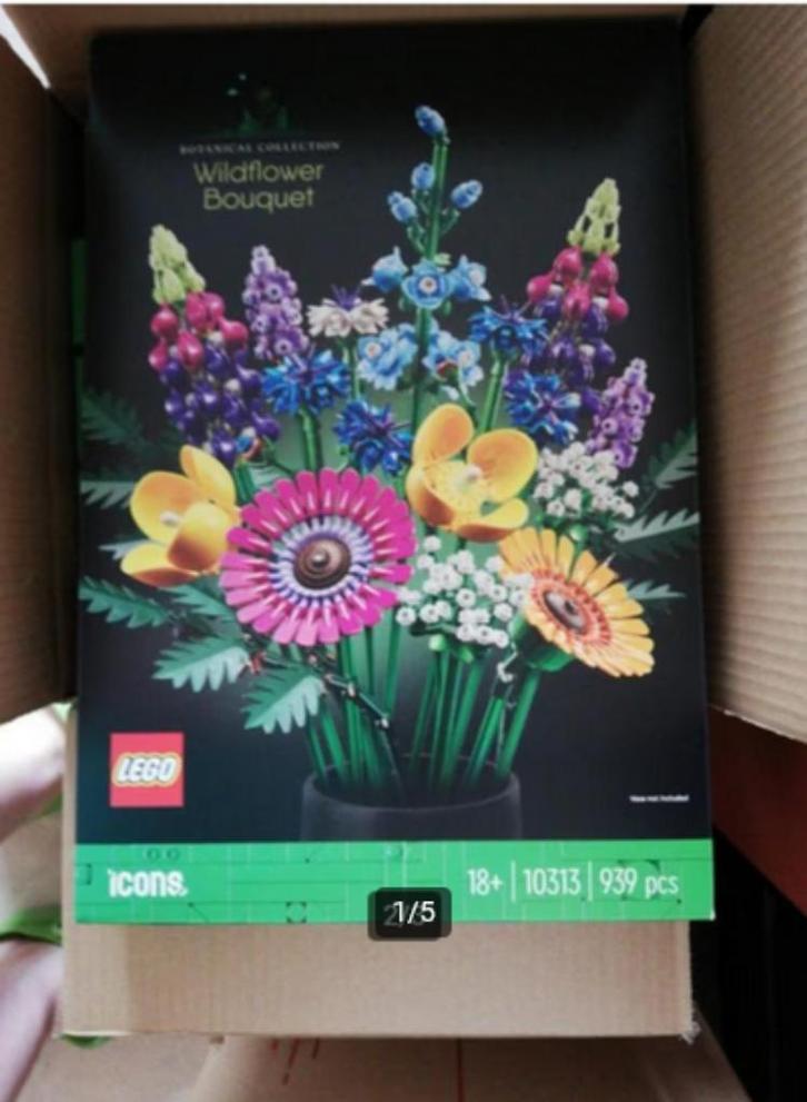 Lego 10313, 10280, 10309, 10328 Bloemen nw sealed ongeopend, Kinderen en Baby's, Speelgoed | Duplo en Lego, Nieuw, Lego, Complete set