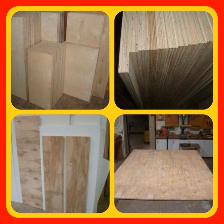 004 Multiplex Berken  40/30/18/15/12/10 mm nieuw, Huis en Inrichting, Kasten | Boekenkasten, Nieuw, Minder dan 100 cm, 25 tot 50 cm