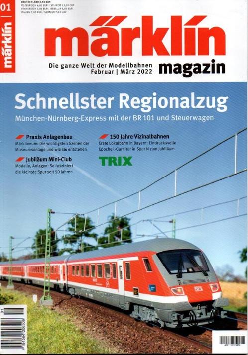 Tijdschrift uit de reeks MÄRKLIN MAGAZIN (incl Trix, LGB ea), Verzamelen, Spoorwegen en Tramwegen, Zo goed als nieuw, Overige soorten