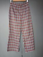 Broek met heel wijde pijpen mt 36,in oranje/rood/zwart/wit, Kleding | Dames, Broeken en Pantalons, Ophalen of Verzenden, Zo goed als nieuw