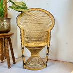 Vintage Rotan  kinder stoel/ boho stoel, Huis en Inrichting, Gebruikt, Bruin, Riet of Rotan, Ophalen of Verzenden