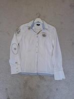 L' Argentina dames blouses maat 38/M witte blouse met blauwe, Kleding | Dames, Ophalen of Verzenden, Zo goed als nieuw, Maat 38/40 (M)