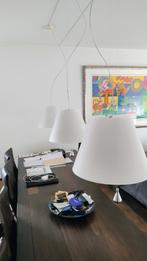 Mooie hang/tafel lamp te koop 3 stuks, Ophalen, Zo goed als nieuw, Kunststof, Design