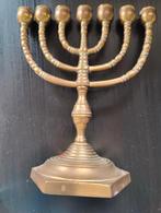 Koperen Menora, Antiek en Kunst, Ophalen, Koper of Brons