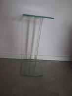 Glazen Zuil / Plantenstandaard, 45 tot 60 cm, Minder dan 55 cm, Gebruikt, Vierkant