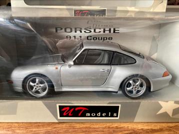 Ut models Porsche Carrera S  1/18 silver  beschikbaar voor biedingen