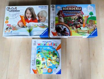 Tiptoi Starter set pen/stift + Dierenset + boek extra dieren beschikbaar voor biedingen