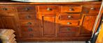 Teakhouten dressoir - 250cm breed, Gebruikt, Teakhout, Ophalen of Verzenden, 200 cm of meer