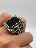 Z361 Prachtige zilveren zegelring maat 22, Sieraden, Tassen en Uiterlijk, Antieke sieraden, Ophalen of Verzenden, Zilver, Ring