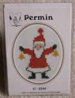 Kerst compleet borduurpakket kerstkaart : kerstman, Ophalen of Verzenden, Nieuw, Patroon