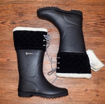 Aigle - regenlaars Polka Giboulee New Noir - maat 36 beschikbaar voor biedingen