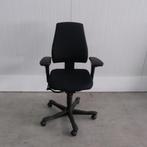 Kinnarps 6000 Free Float bureaustoel, Zwart gestoffeerd, Gebruikt, -, Zwart, -