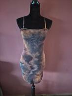 Vintage mini dress. S, Bruin, Verzenden, Zo goed als nieuw, Maat 36 (S)